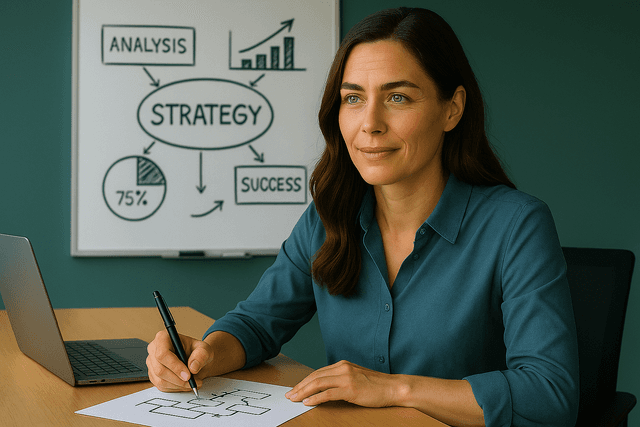 Develops content strategies illustration