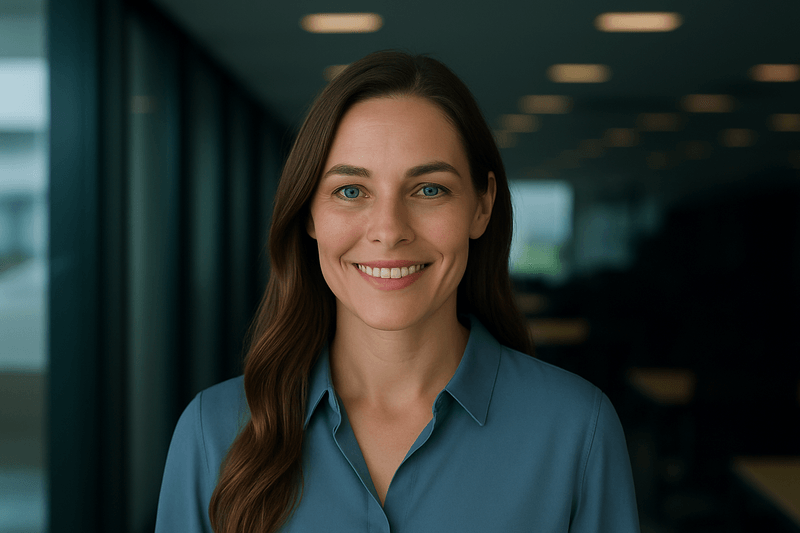 Ingrid - facing camera and smiling